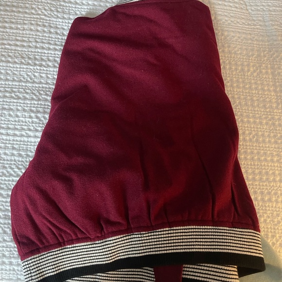 NWT, Maeve colorblock wool bomber jacket - Picture 5 of 8